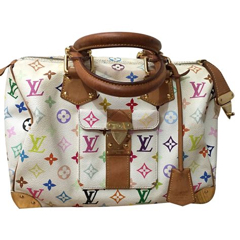 sac louis vuitton speedy blanc|Louis Vuitton handbags.